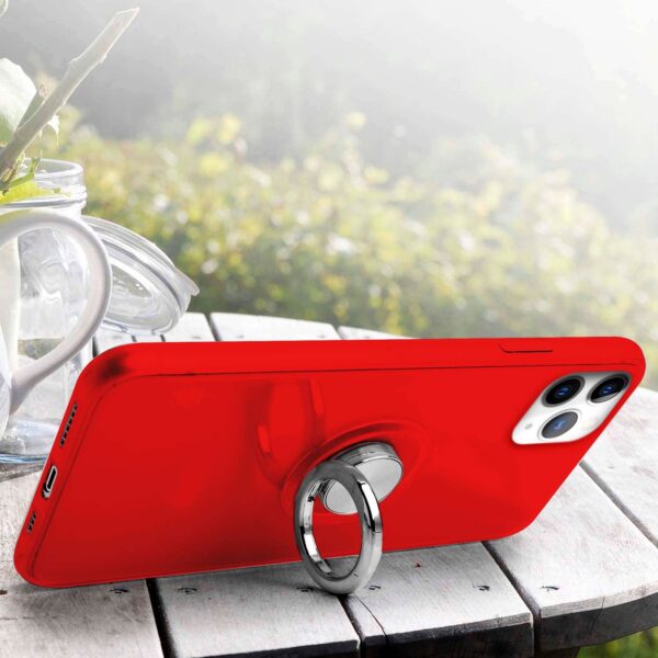 Clear Ring case rojo