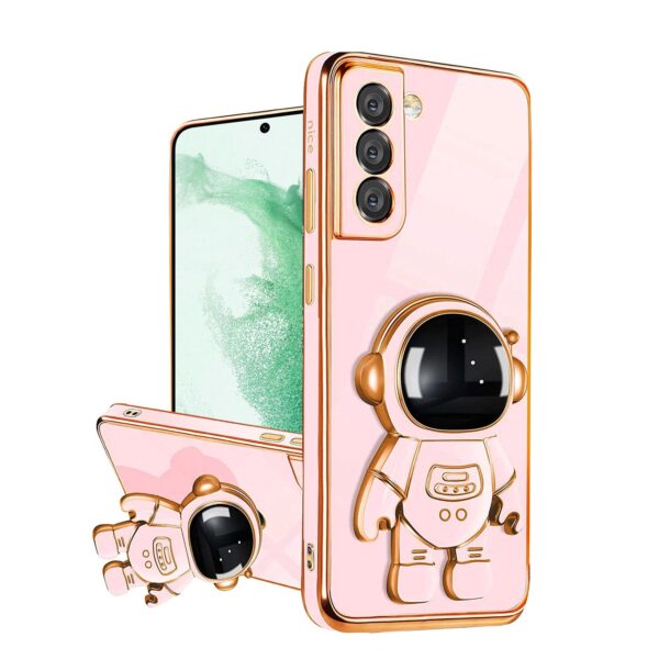 Astronauta Holder case rosado