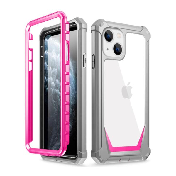 360° Guardian case gris con rosado