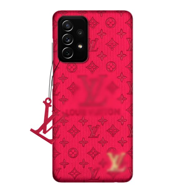 Leather case fuscia