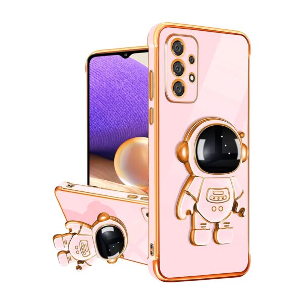 Astronauta Holder case rosado