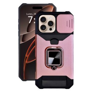 360° Shockproof Ring case rosa