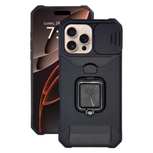 360° Shockproof Ring case negro