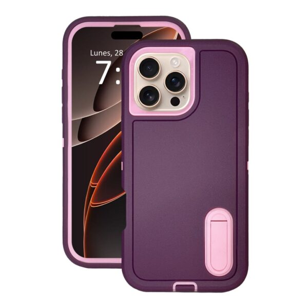 Hard case morado con rosado