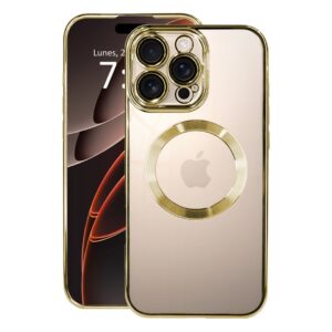 Metal MagSafe case dorado