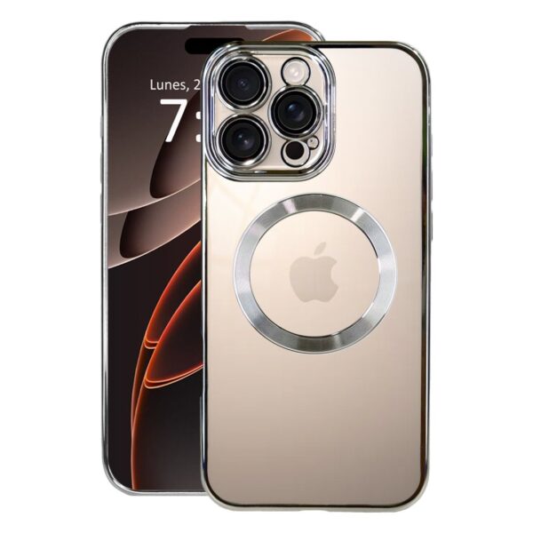 Metal MagSafe case plateado