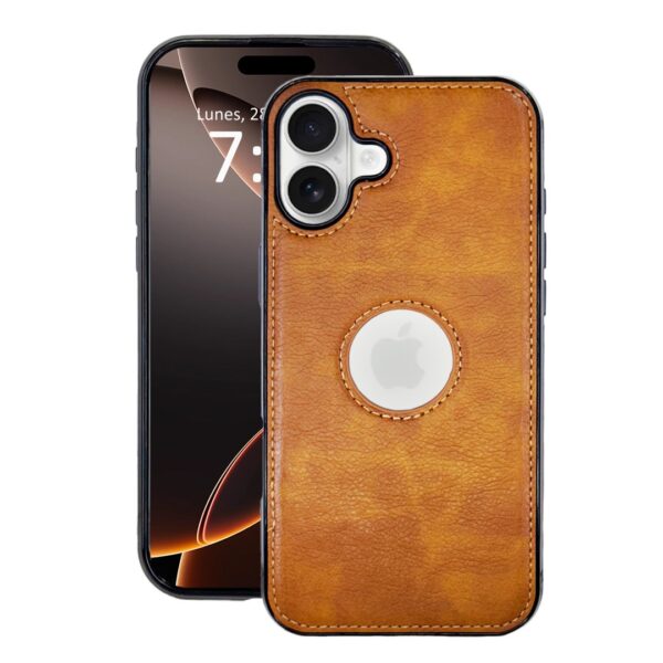 Shockproof Leather case café