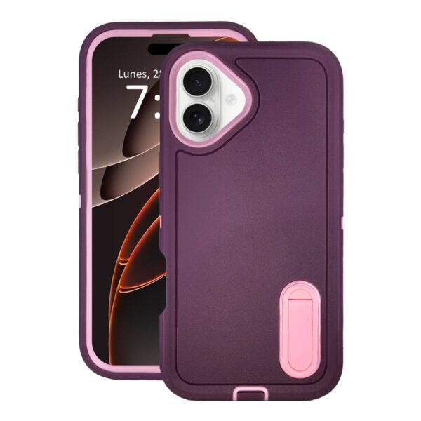 Hard case morado con rosado