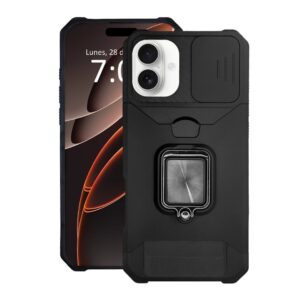 360° Shockproof Ring case negro