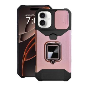 360° Shockproof Ring case rosa