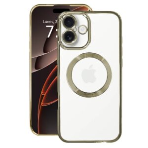 Metal MagSafe case dorado