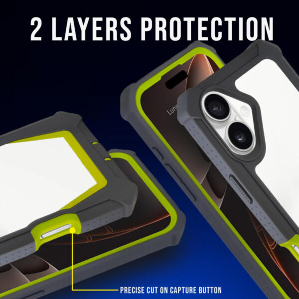 360° Guardian case verde con gris - Imagen 2