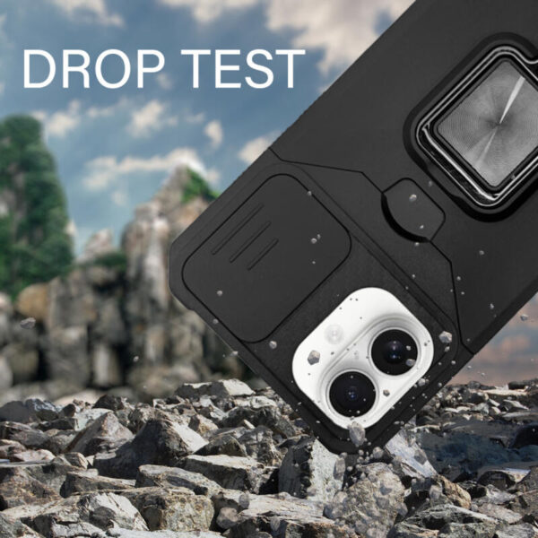 360° Shockproof Ring case negro - Imagen 3