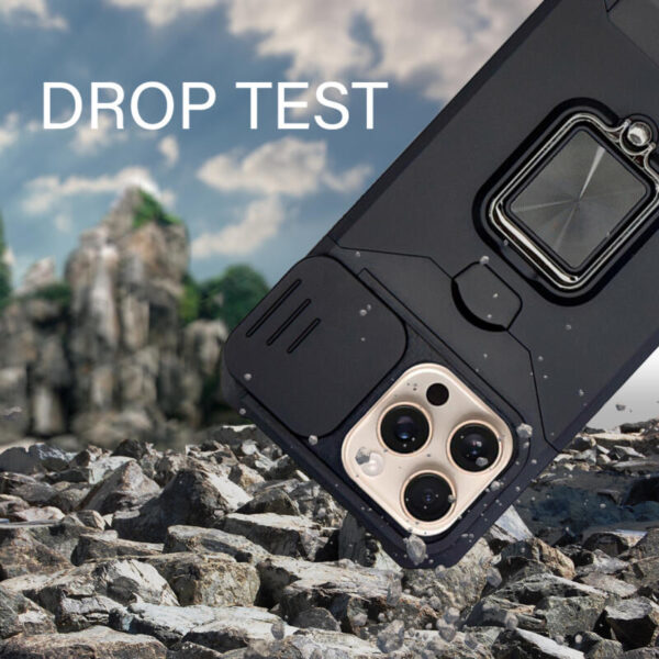 360° Shockproof Ring case negro - Imagen 3
