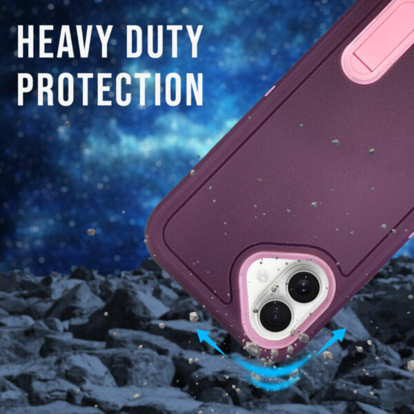 Hard case morado con rosado - Imagen 3