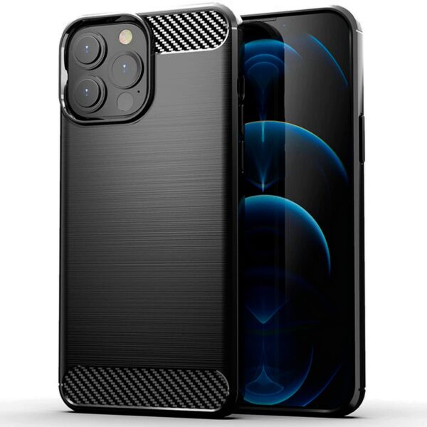 Fiber case negro