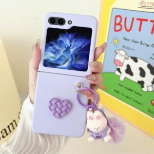 Soft Keychain case morado