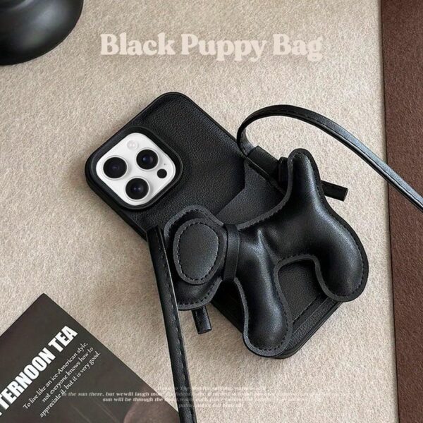 Black Puppy Bag case