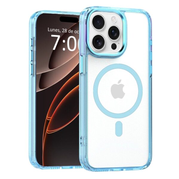 Hard Acrylic MagSafe case celeste