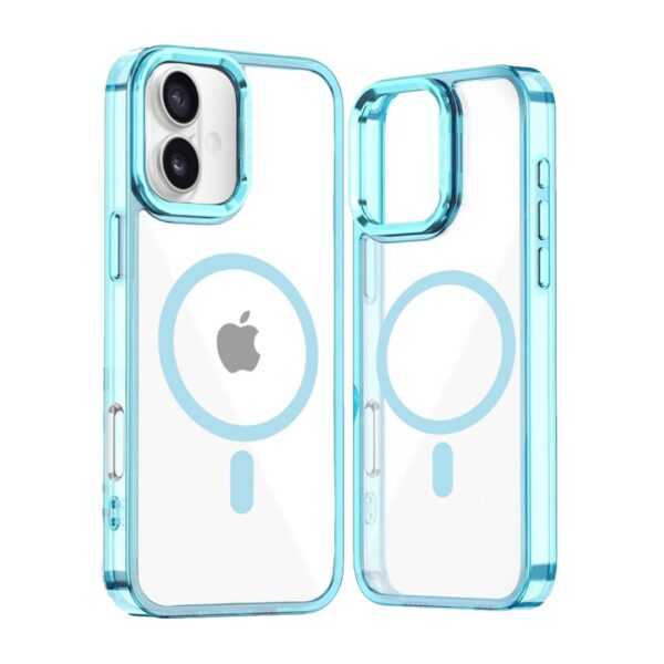 Hard Acrylic MagSafe case celeste