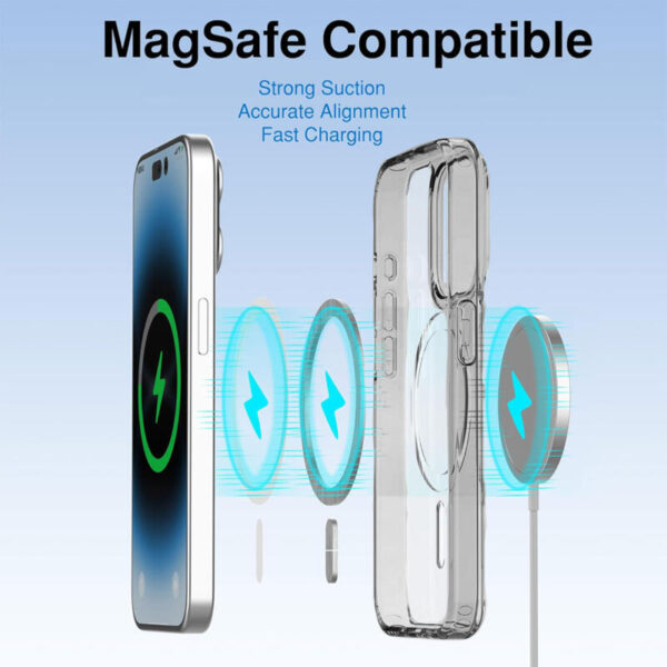 Hard Acrylic MagSafe case negro - Imagen 3