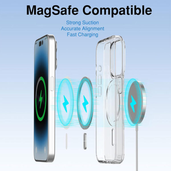 Hard Acrylic MagSafe case transparente - Imagen 4