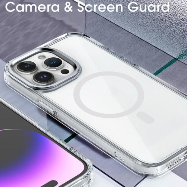 Hard Acrylic MagSafe case transparente - Imagen 2