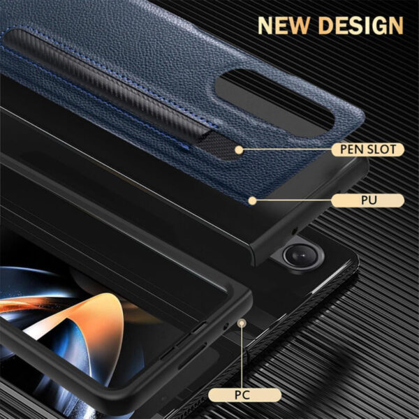 Leather Protection case azul - Imagen 3