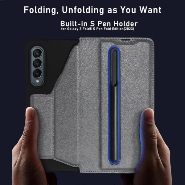 Leather Protection Delux case gris - Imagen 2
