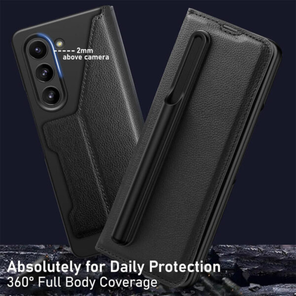 Leather Protection Delux case negro - Imagen 3