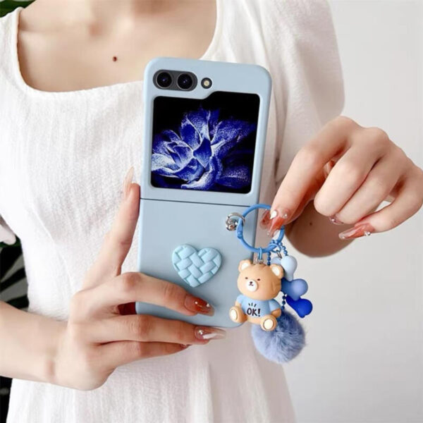 Soft Keychain case celeste - Imagen 2