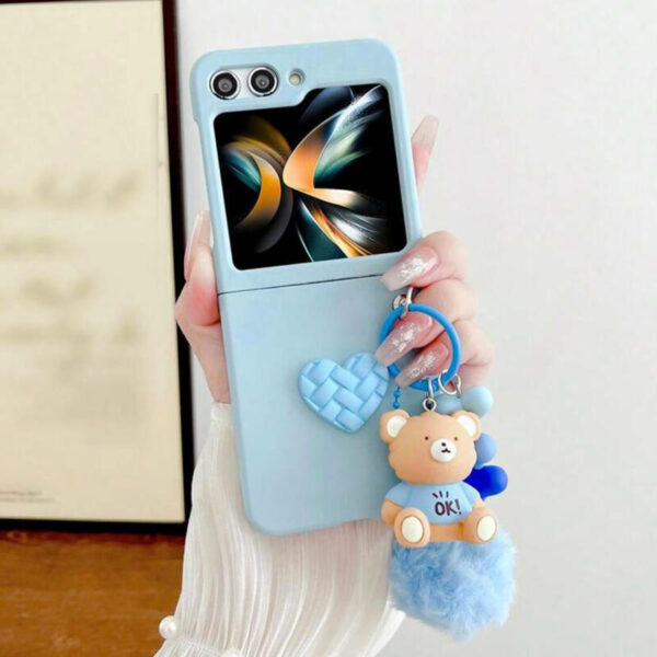 Soft Keychain case celeste - Imagen 3