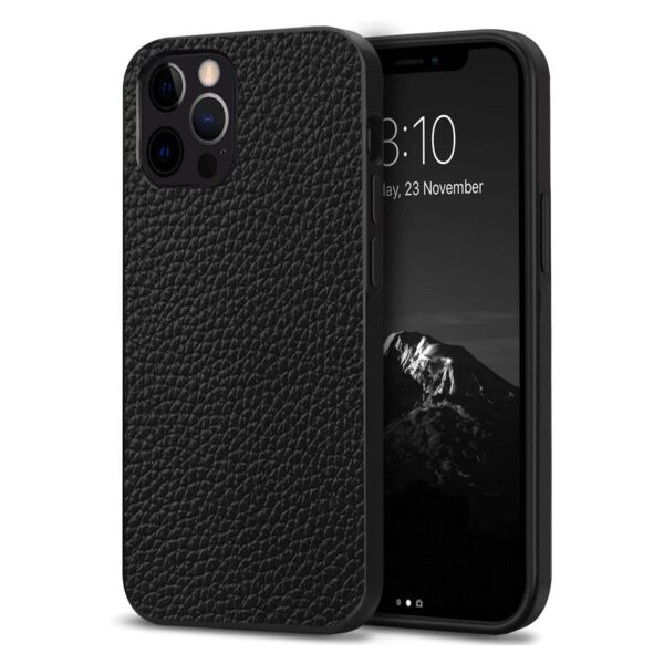Leather Pattern case negro