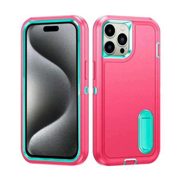 Hard case rosado y celeste