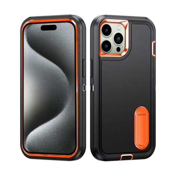 Hard case negro y naranja
