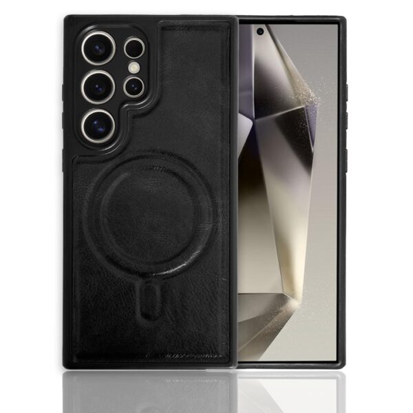 Leather Magsafe negro