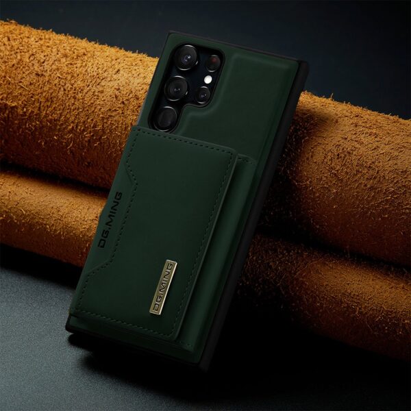 Luxury Wallet case verde oscuro