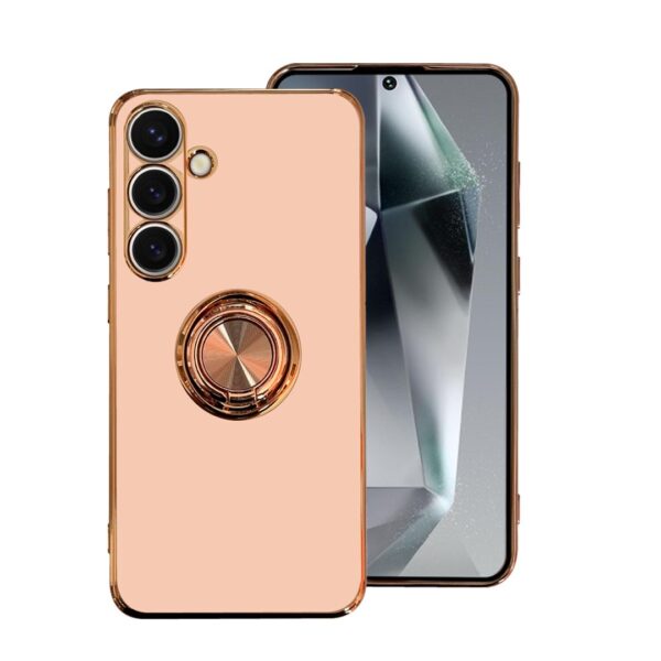 Gold Ring case rosa