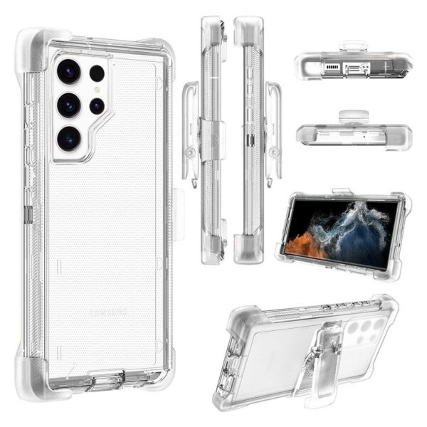 Clear Hard case con clip
