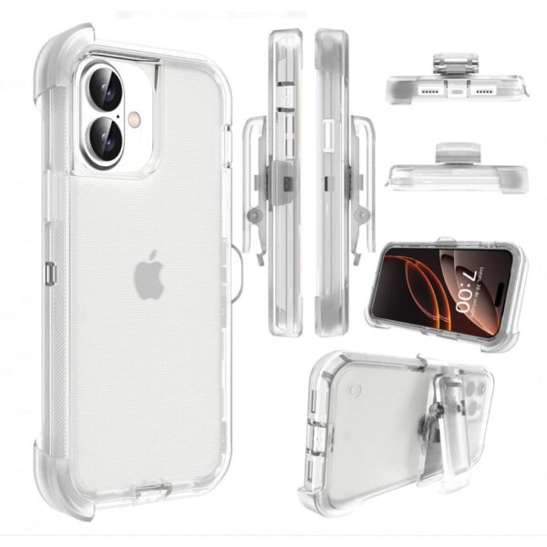 Clear Hard case con clip