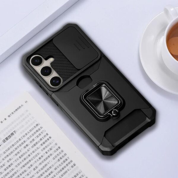 360° Shockproof Ring case negro - Imagen 2