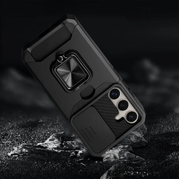 360° Shockproof Ring case negro - Imagen 3
