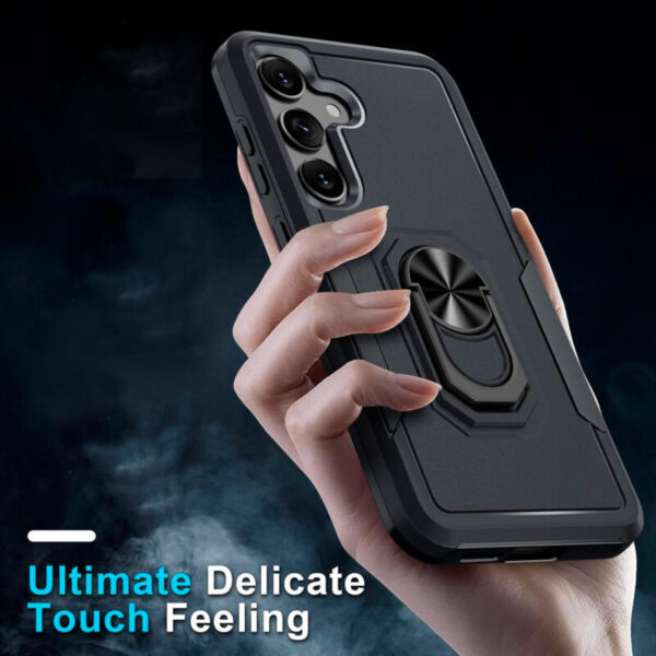 360° Black Protection case con anillo - Imagen 3