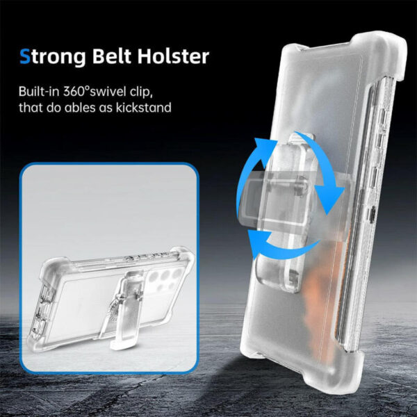 Clear Hard case con clip - Imagen 3