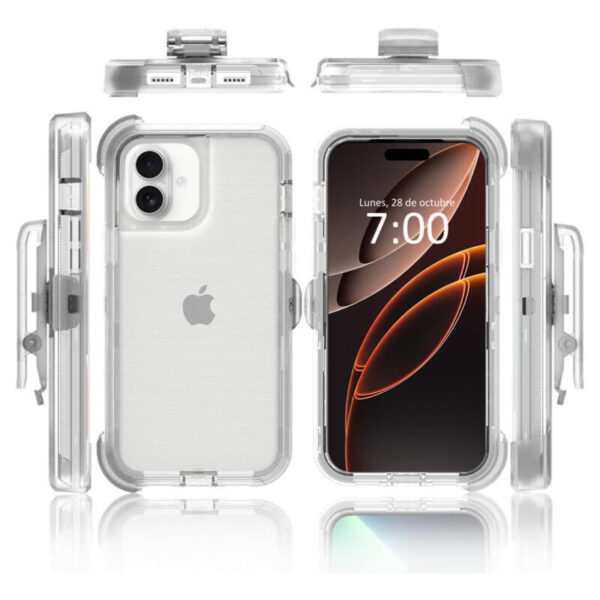 Clear Hard case con clip - Imagen 2