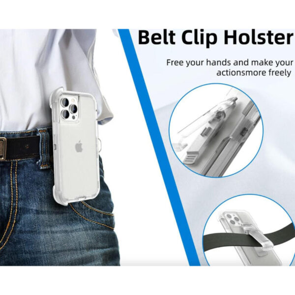 Clear Hard case con clip - Imagen 3