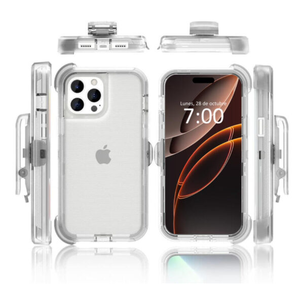 Clear Hard case con clip - Imagen 2
