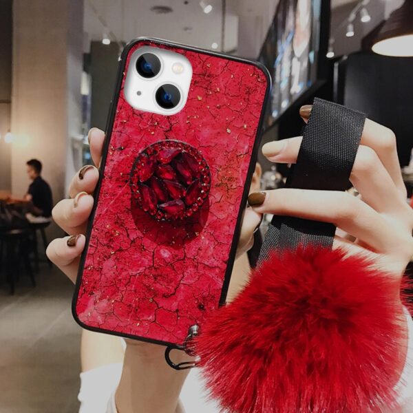 Girly Marble rojo