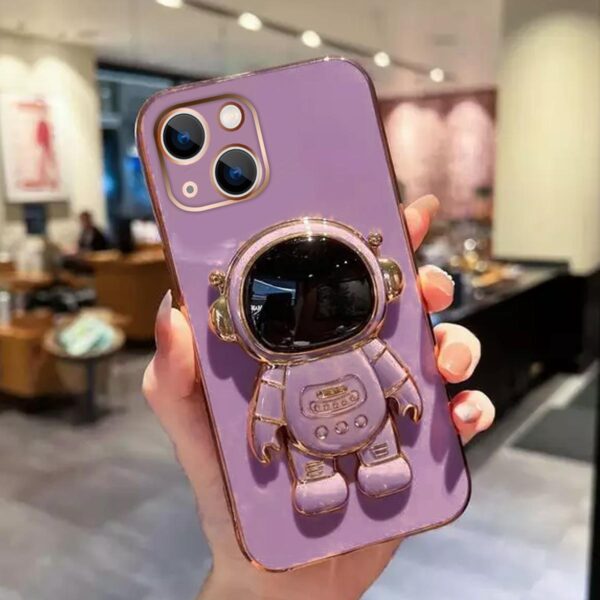 Astronauta Holder case lila