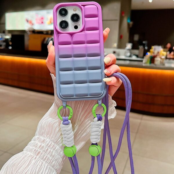 Gradient Color morado y gris